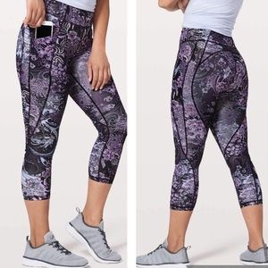 Lululemon Crop leggings - Time to Sweat 23”